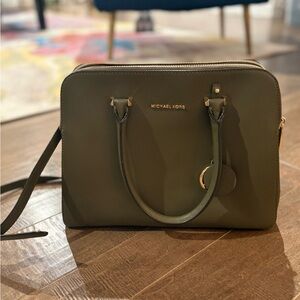 Michael Kors Olive Savannah Satchel Bag